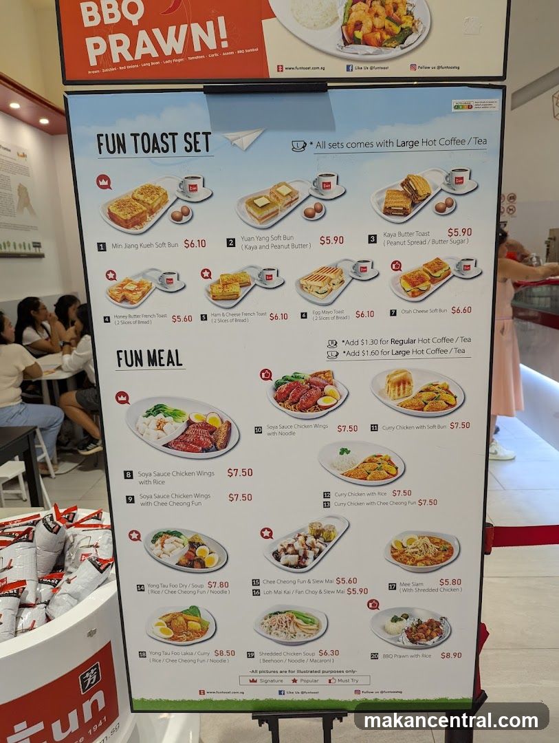 FUN TOAST SET & FUN MEAL