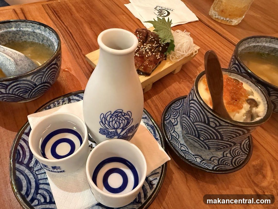 Japanese Food and Sake Set