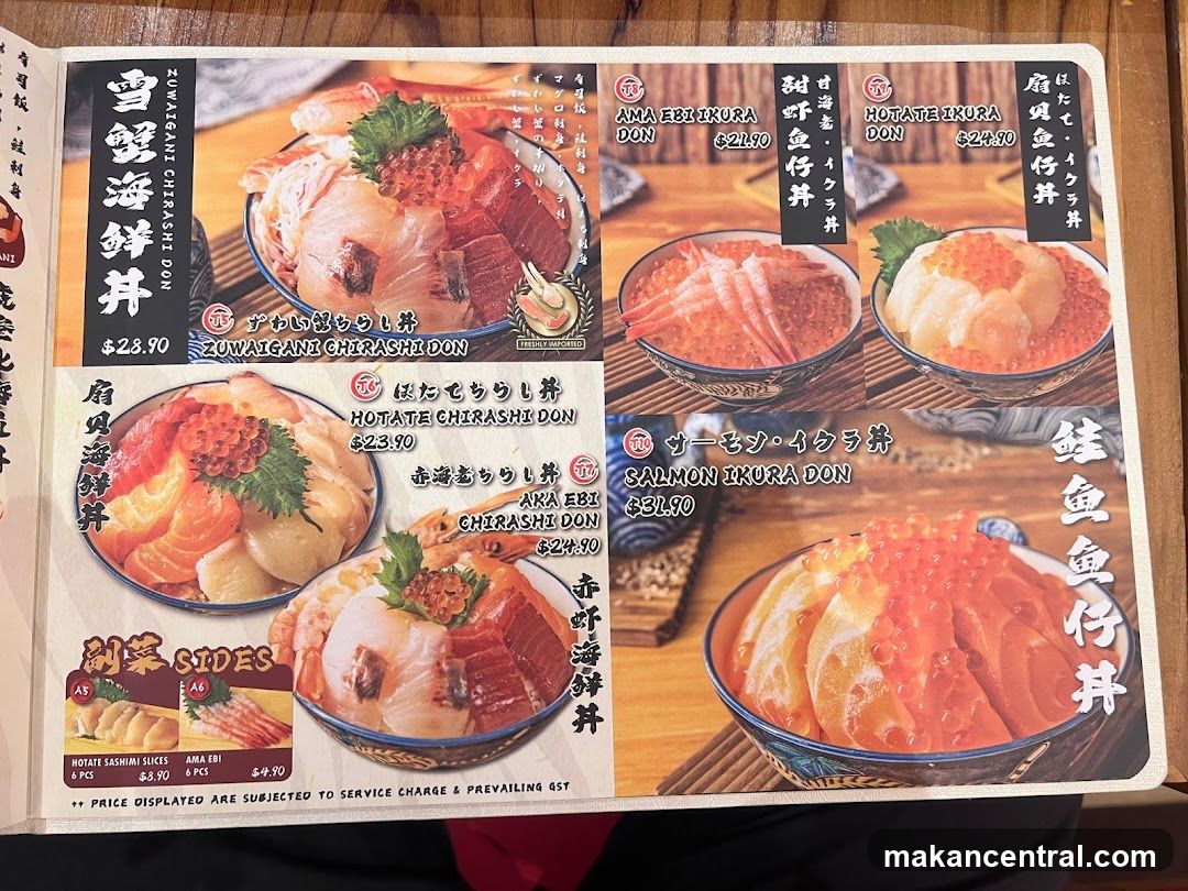 Japanese Seafood Bowls
