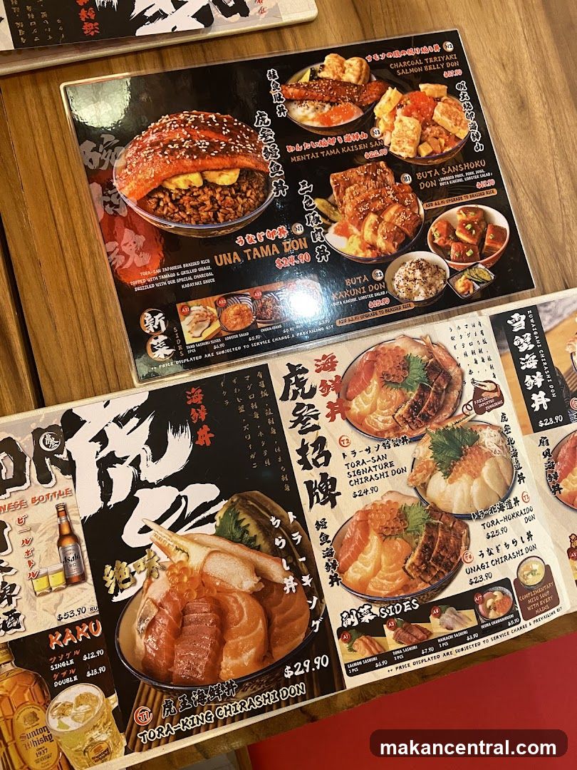 Japanese Food Menu