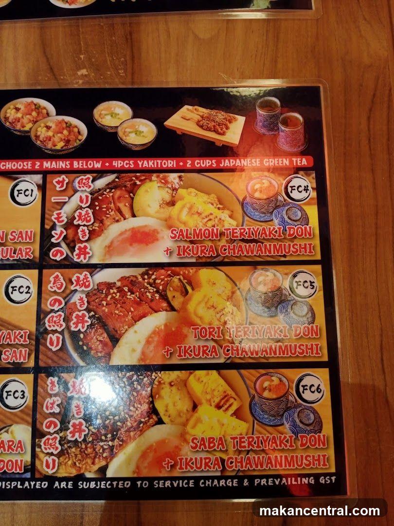 Set Menu