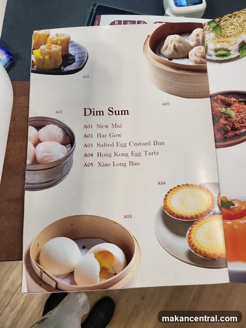 Dim Sum Menu