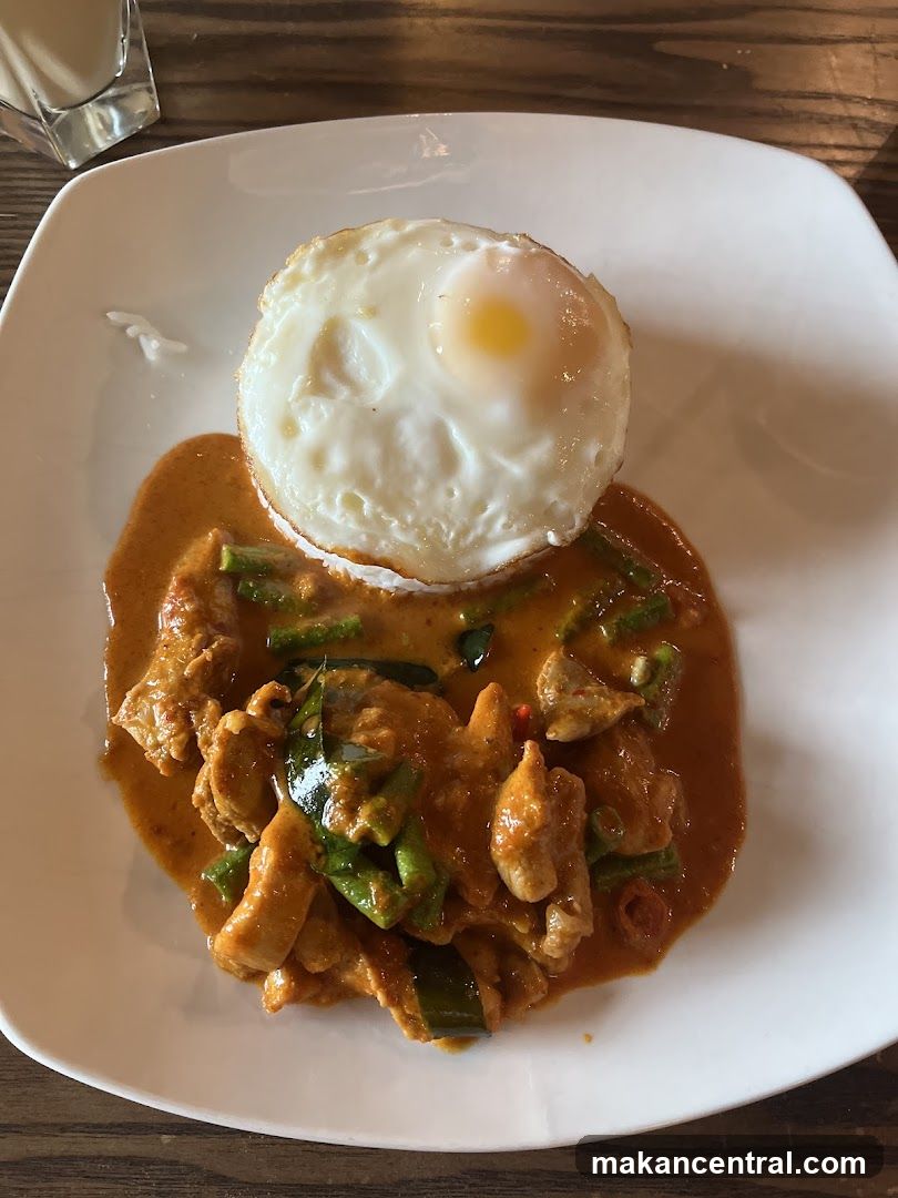 Curry with Rice and Fried Egg