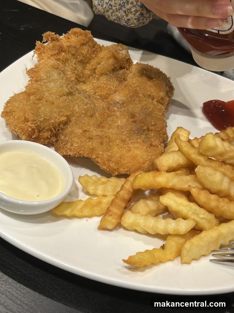 Fried Chicken and Fries