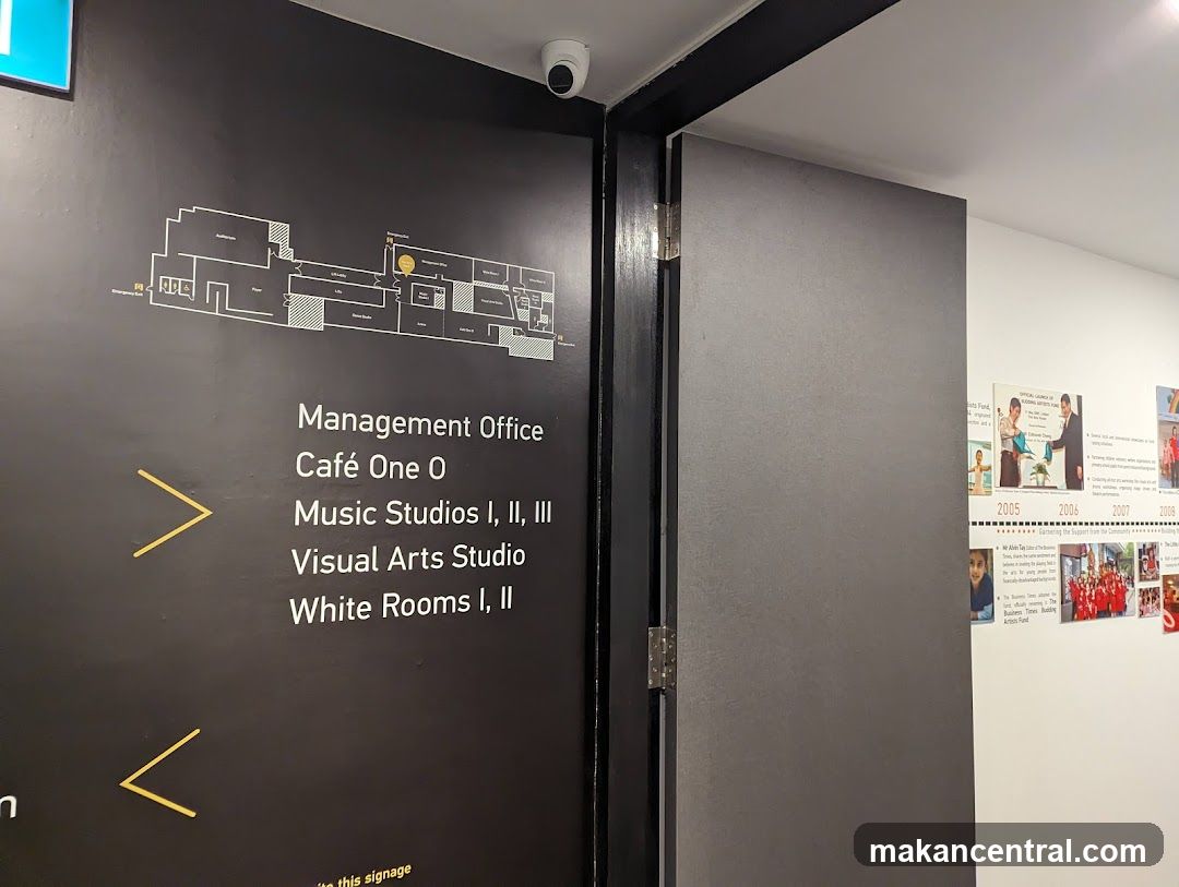Interior Signage and Timeline
