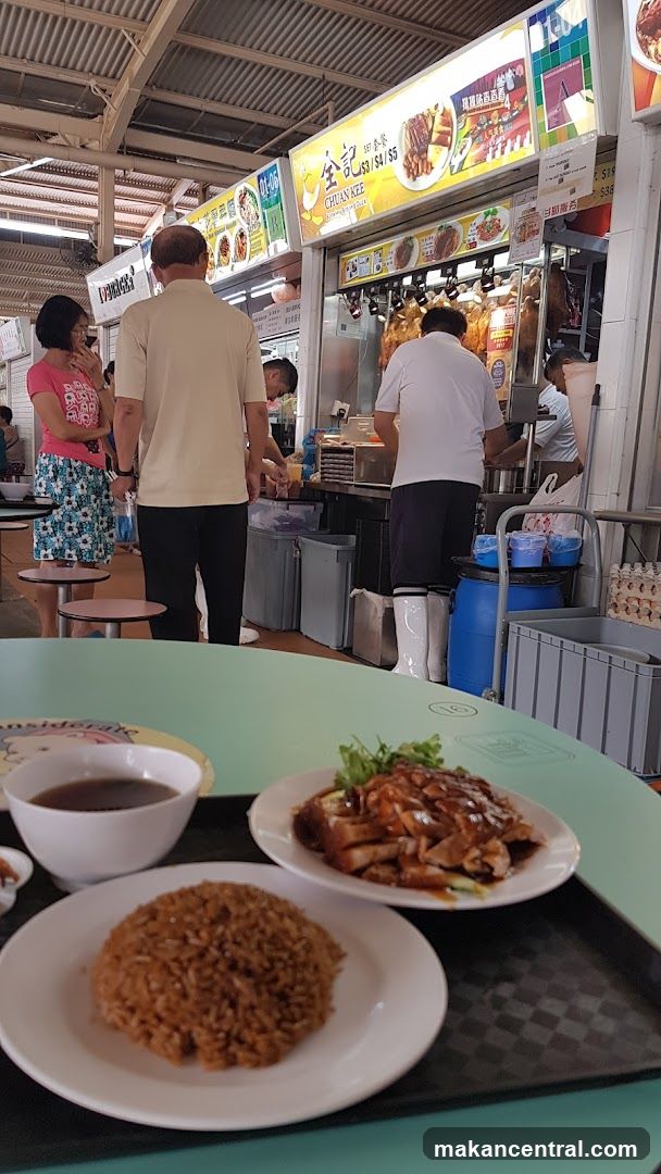 Food Stall with Roasted Ducks
