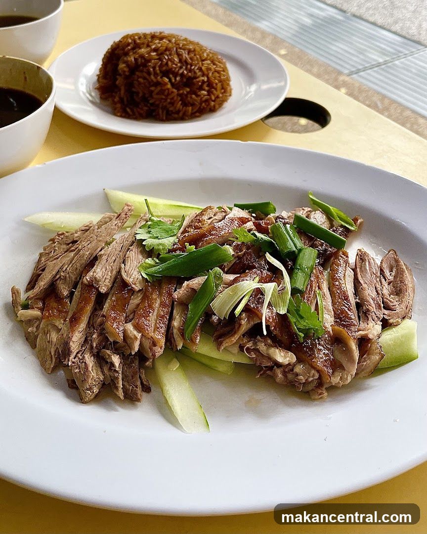 Sliced Duck with Rice
