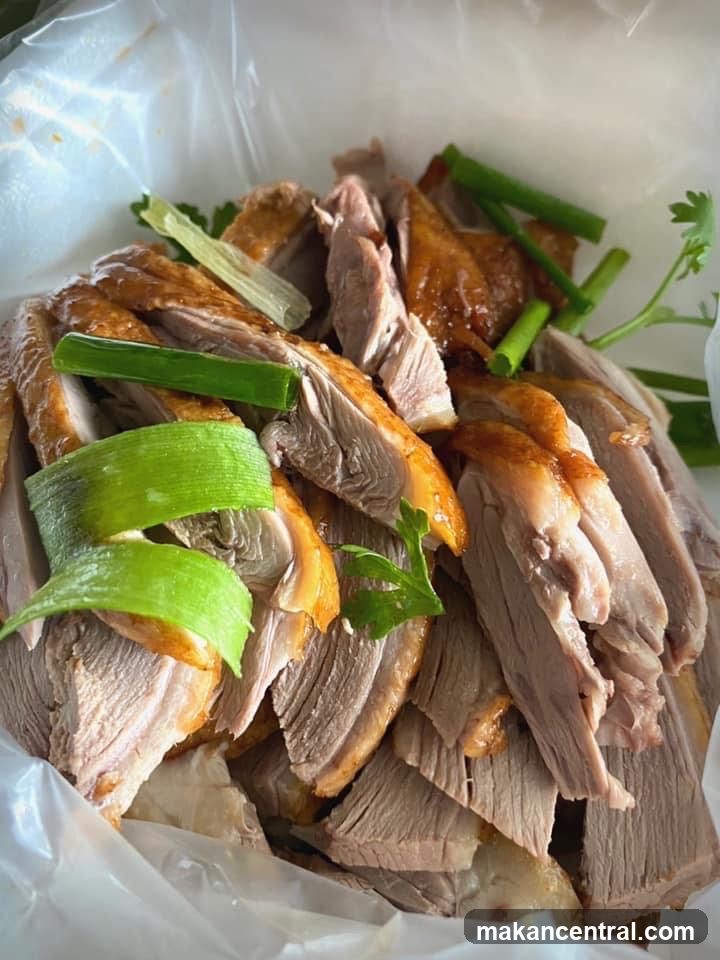 Sliced Roasted Duck