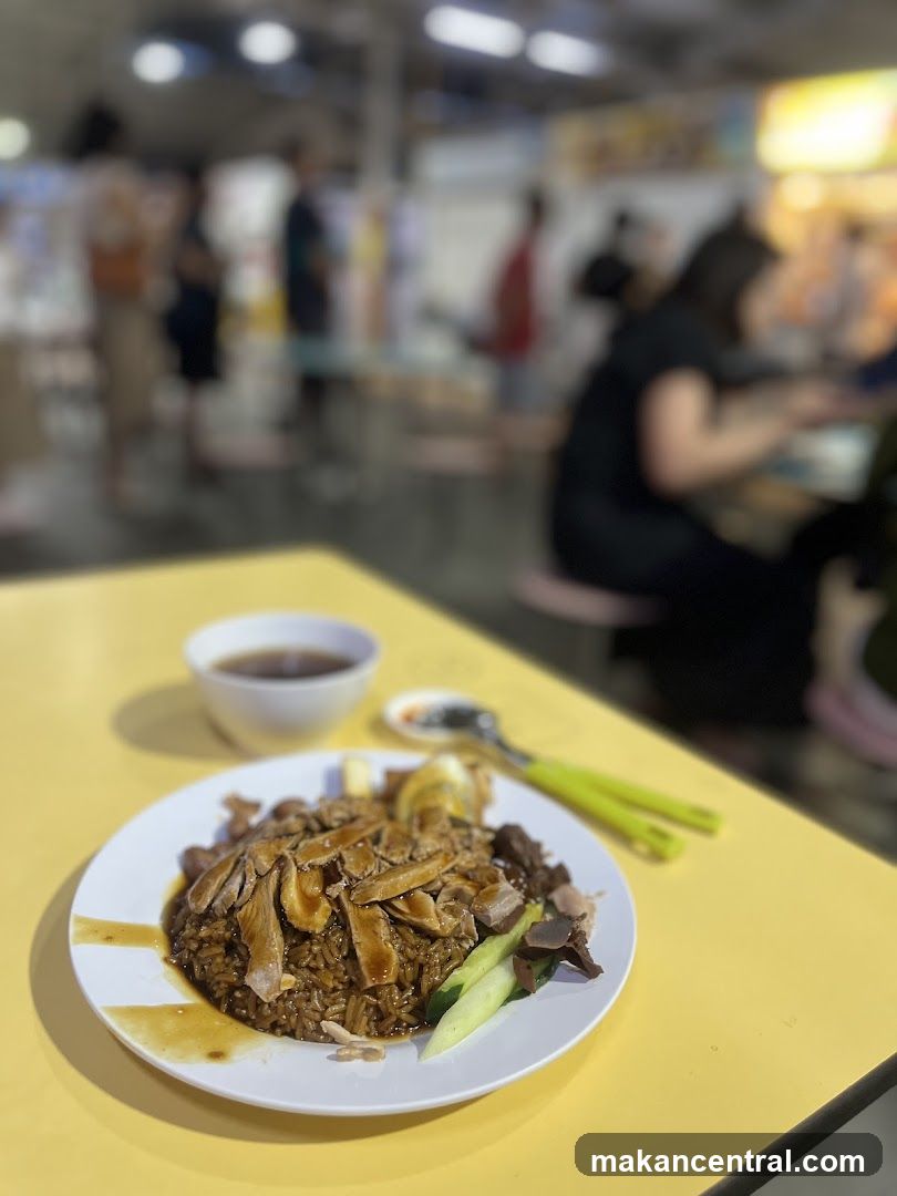 Plate of Braised Duck Rice