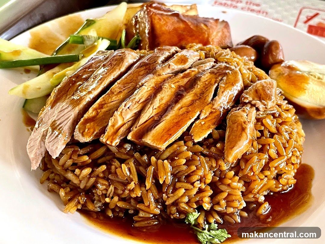 Sliced Chicken with Rice