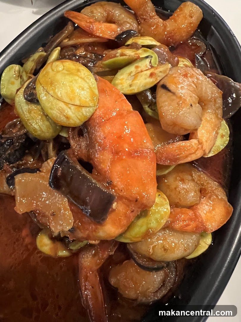Shrimp and Stink Beans Dish