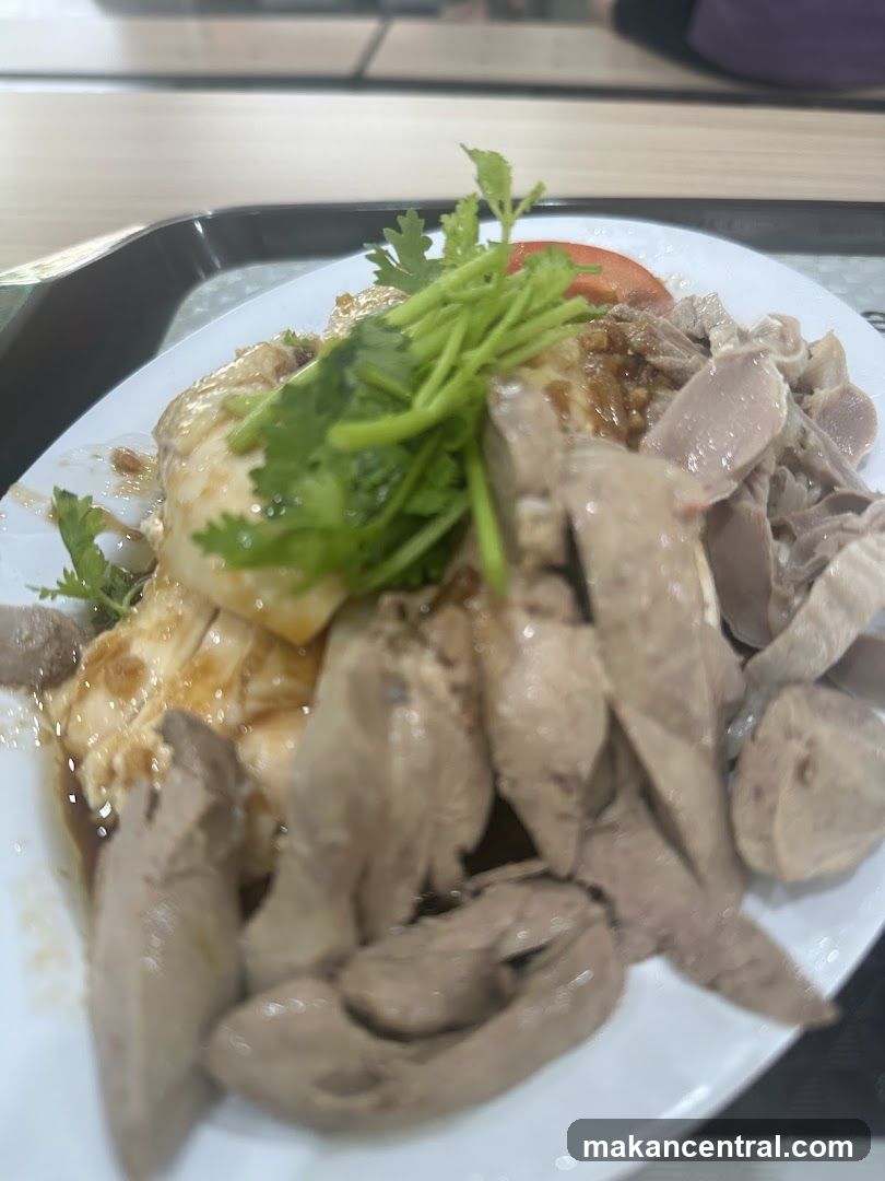 Hainanese Chicken Rice with Offal