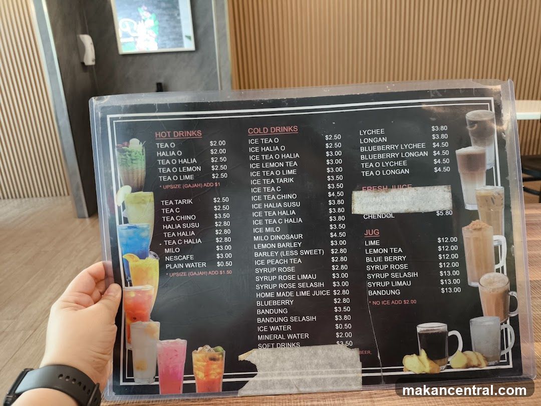 Drinks Menu