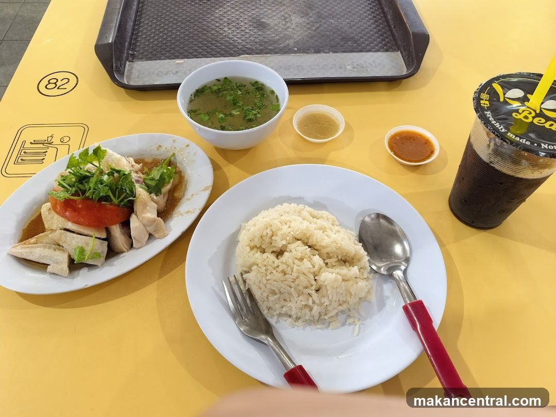 Hainanese Chicken Rice Meal