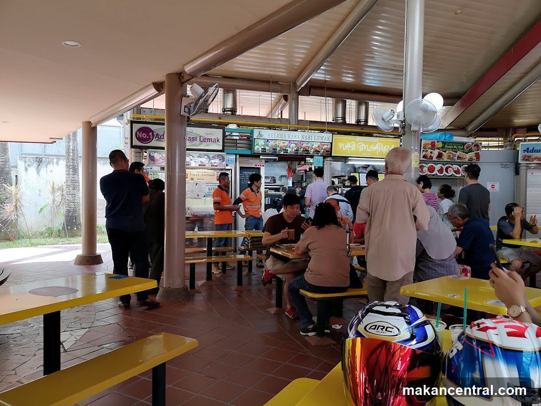 Hawker Centre with People Dining