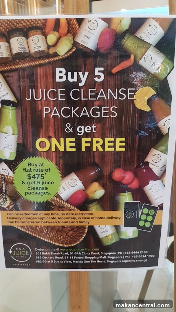 Juice Cleanse Package Promotion