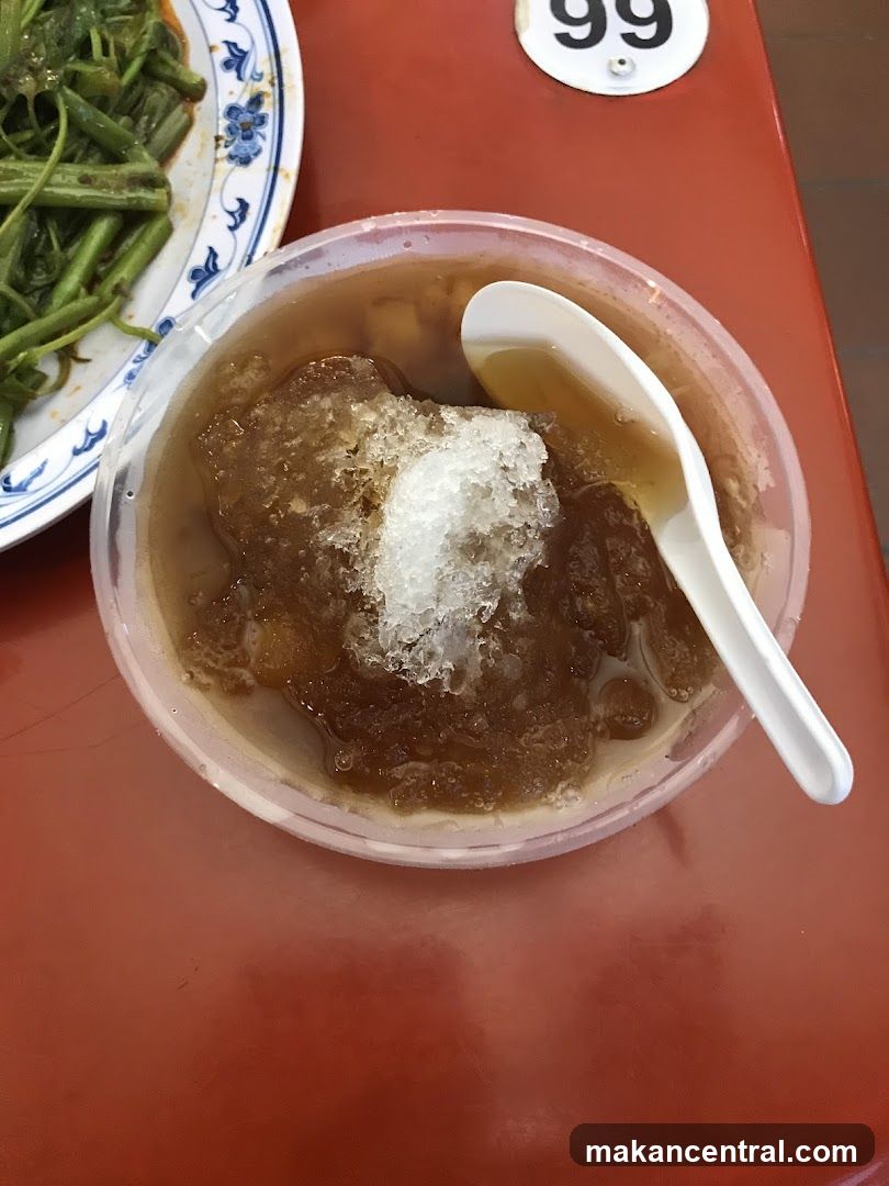 Dessert and Vegetables