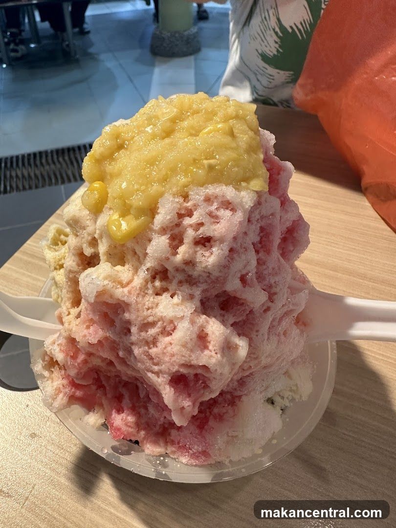 Shaved Ice Dessert