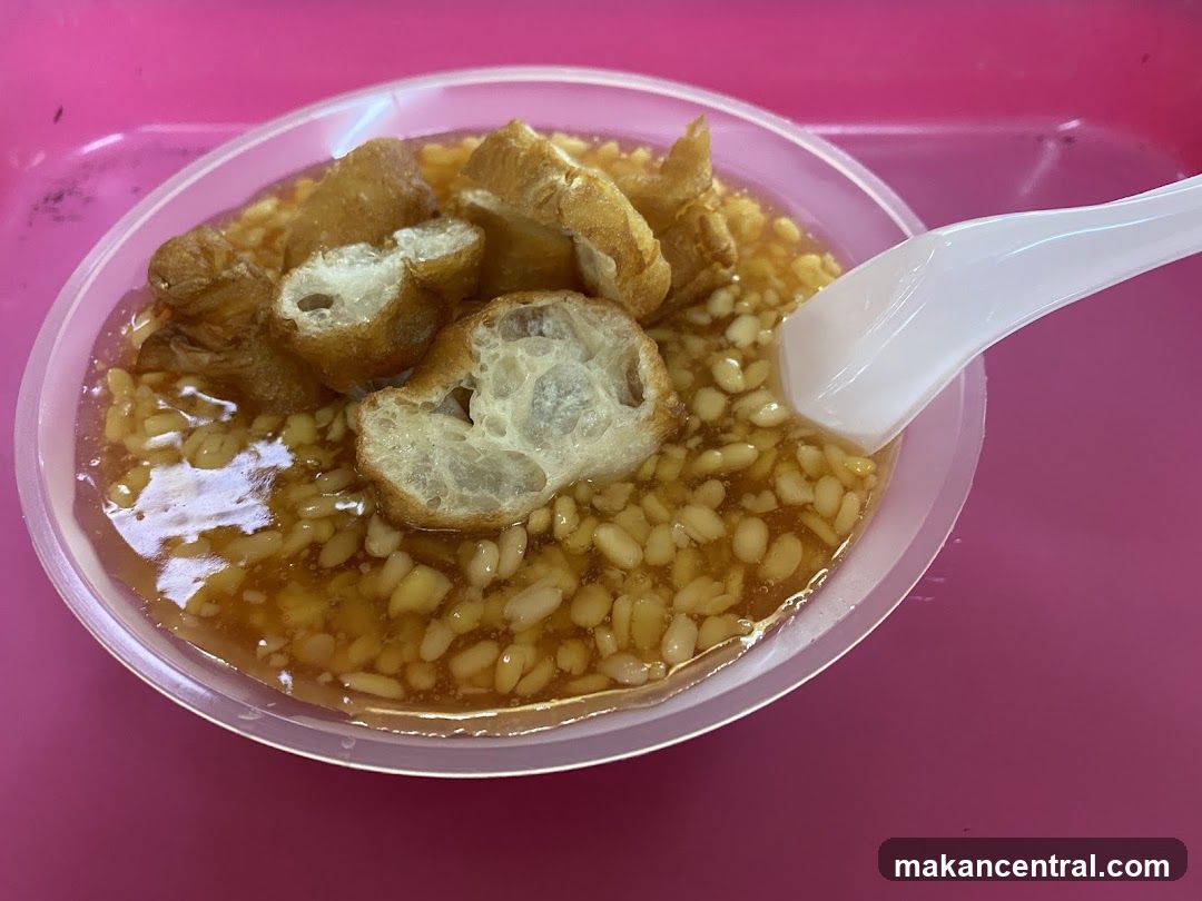 Sweet Bean Dessert with Fried Dough Sticks