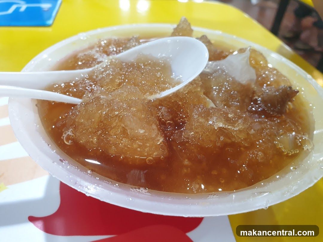 Dessert with shaved ice