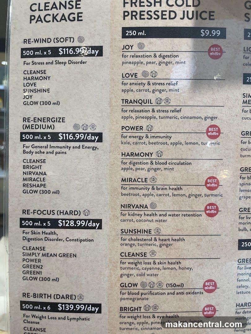 CLEANSE PACKAGE & FRESH COLD PRESSED JUICE