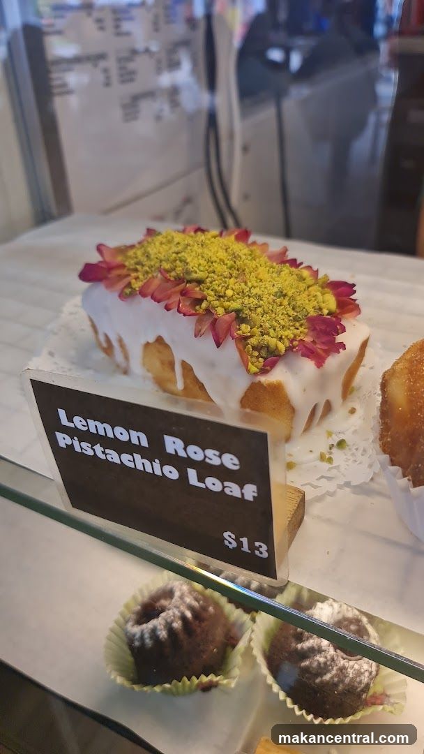 Lemon Rose Pistachio Loaf