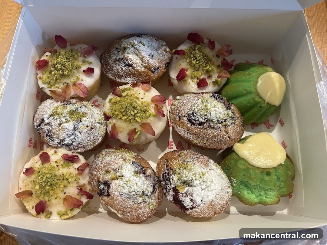 Assorted Pastries in a Box