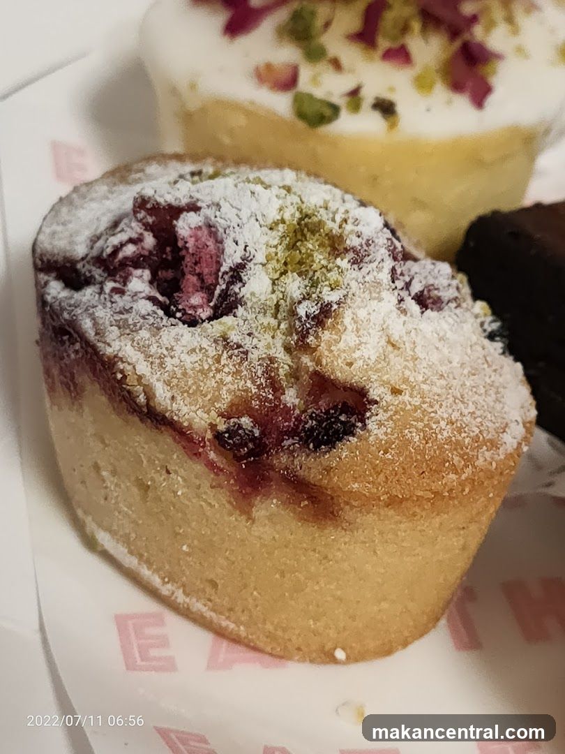 Berry and Pistachio Muffin