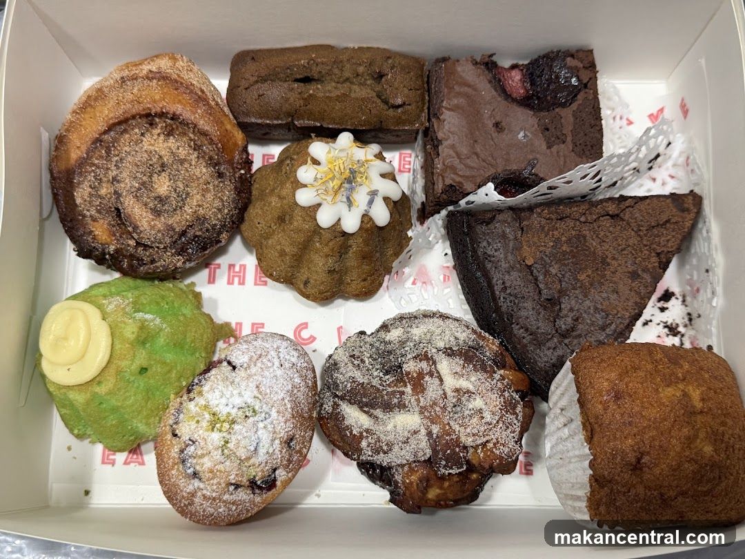 Assorted Pastries in a Box