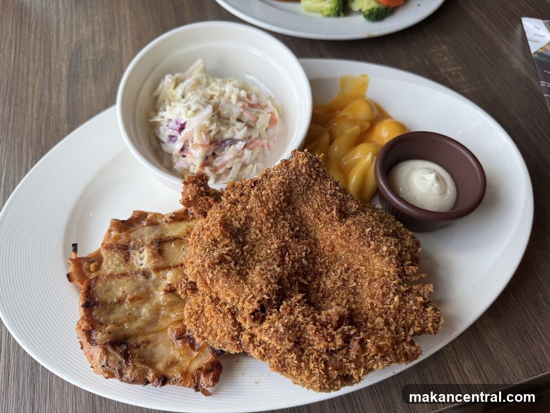 Fried and Grilled Chicken Platter