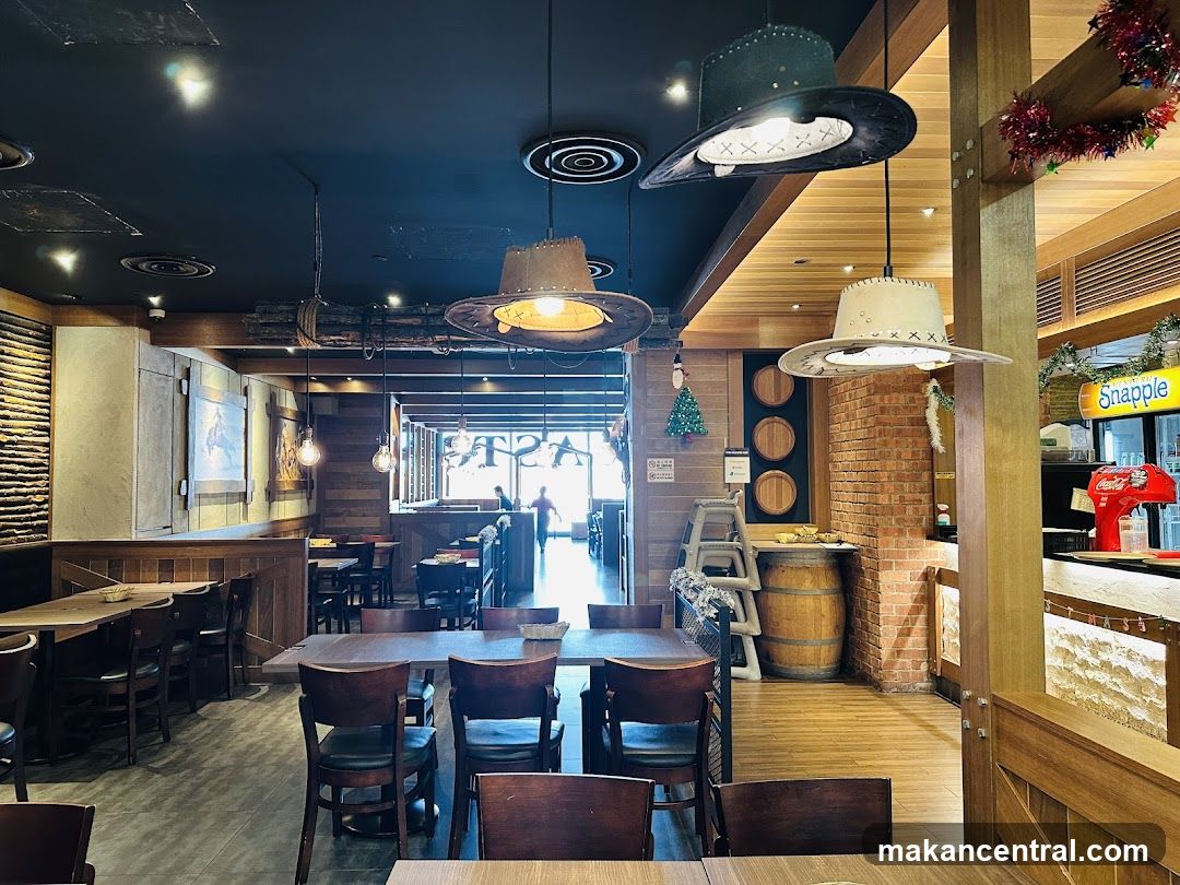 Western-themed restaurant interior