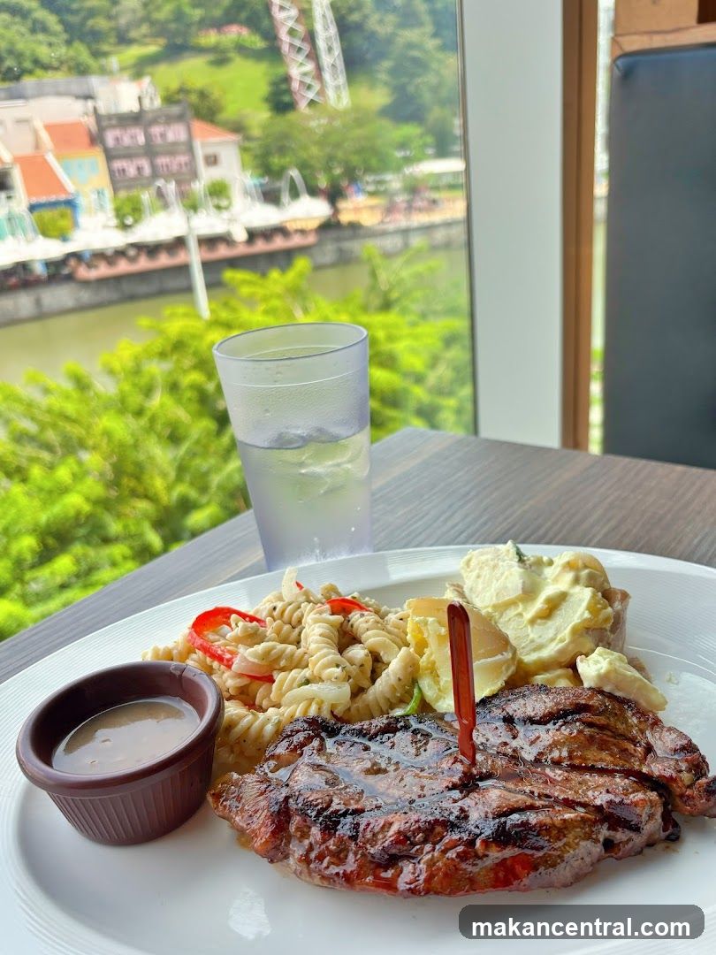 Steak Dinner with a View