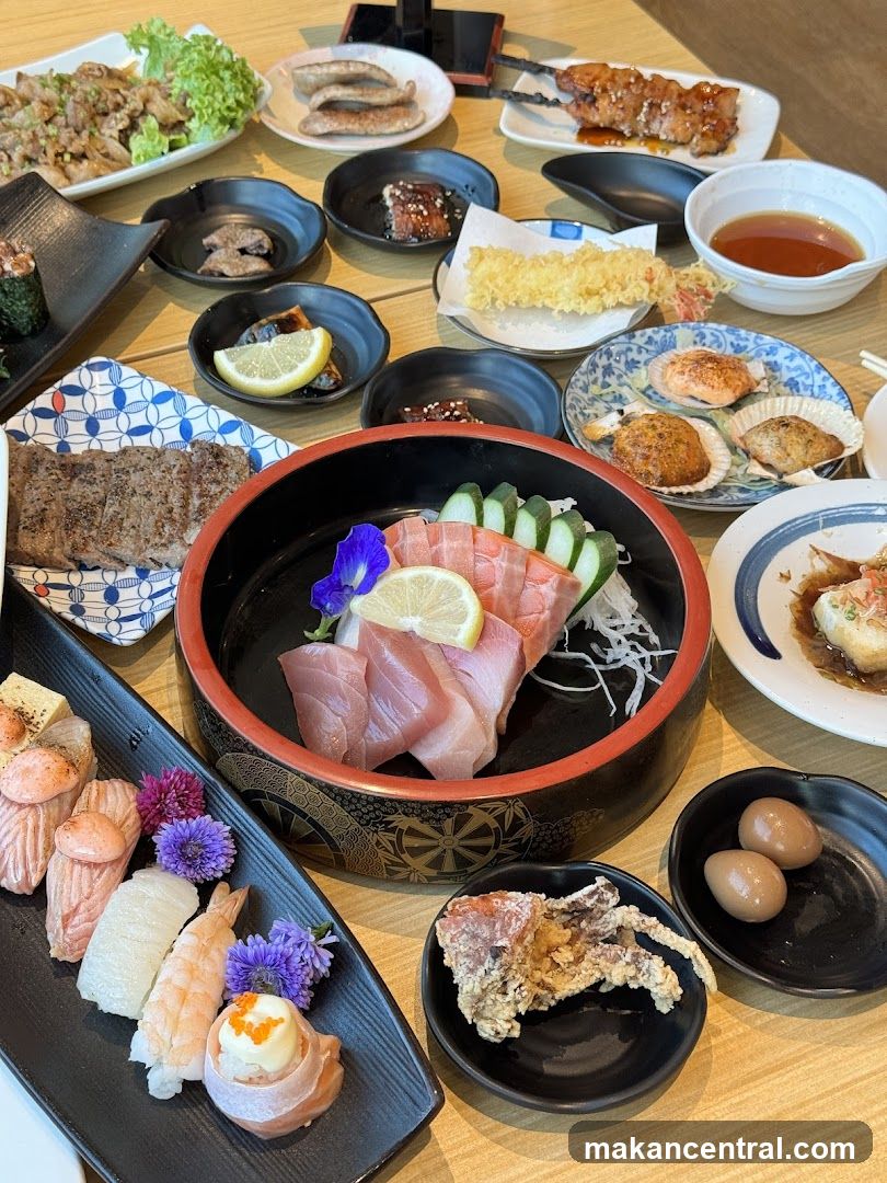 Assortment of Japanese Dishes
