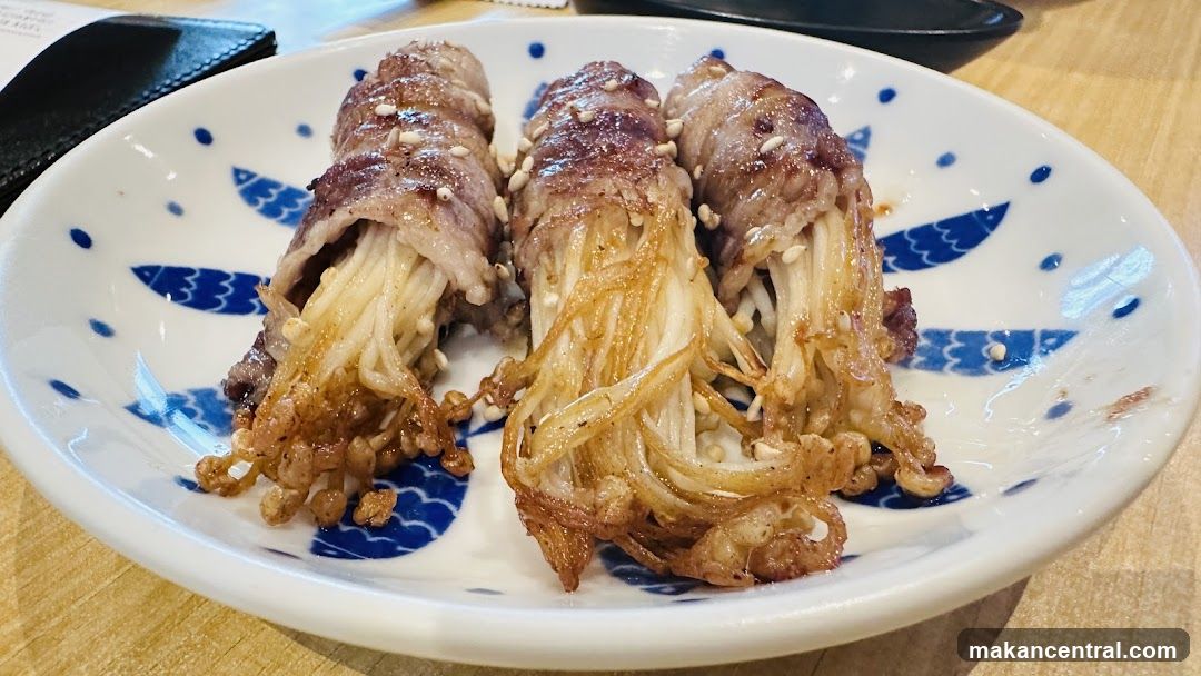 Beef Wrapped Enoki Mushrooms