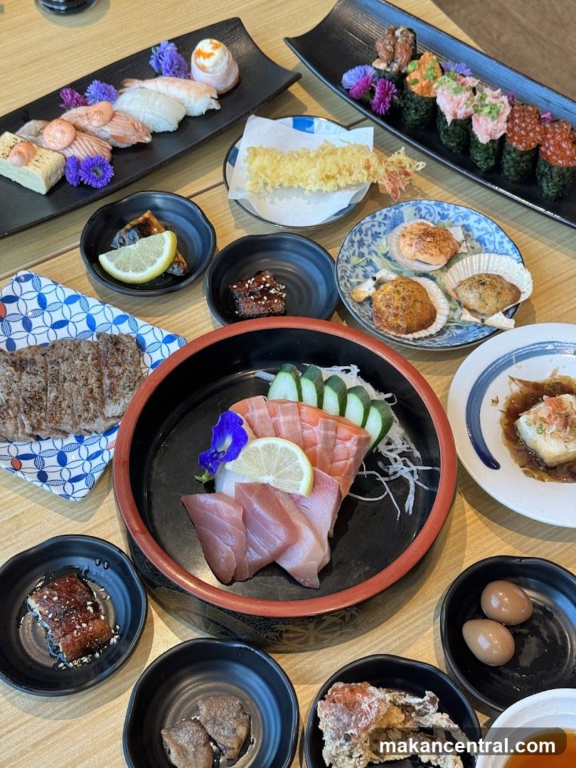 Assortment of Japanese Dishes