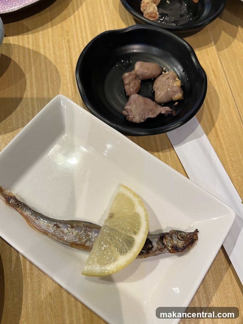 Small Fish and Chicken Gizzards