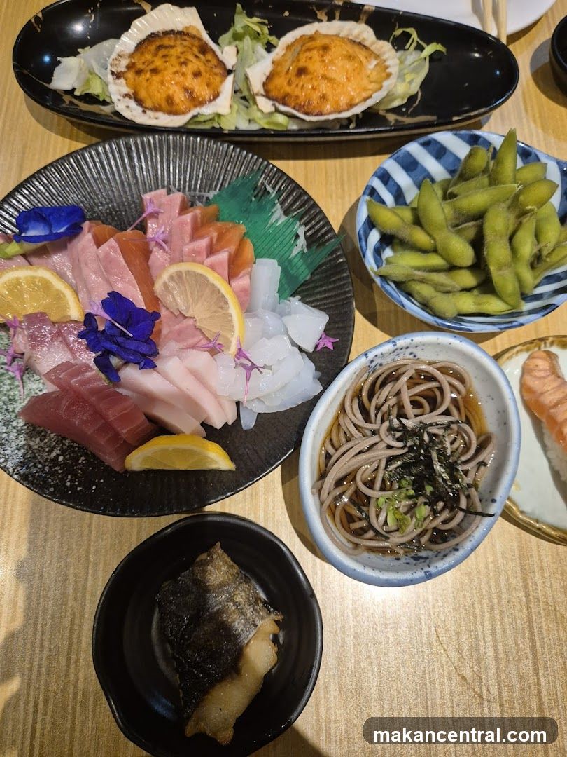 Assortment of Japanese Dishes