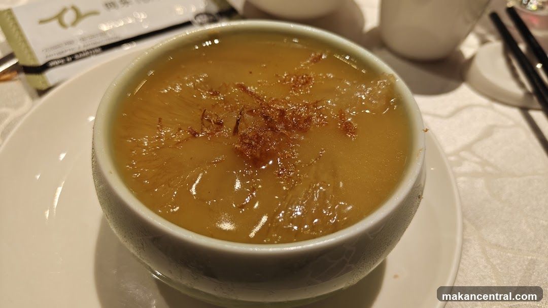 Bowl of Soup with Garnish