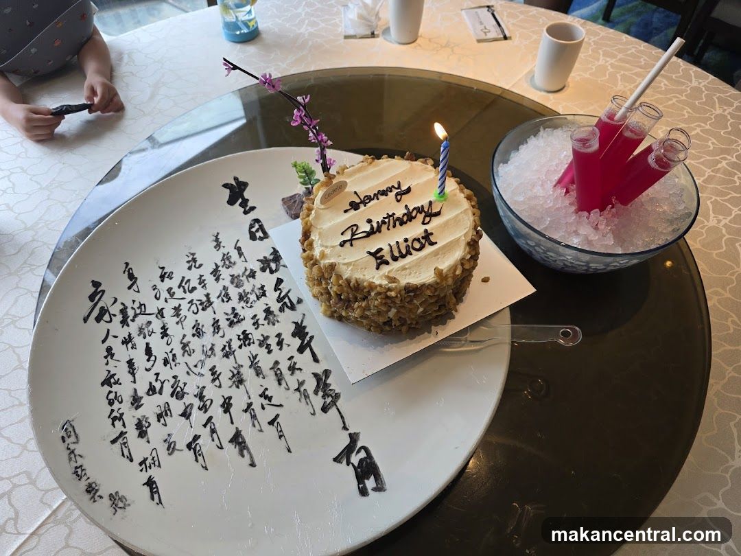 Birthday Cake and Drinks