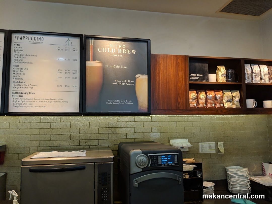 Frappuccino and Nitro Cold Brew Menu