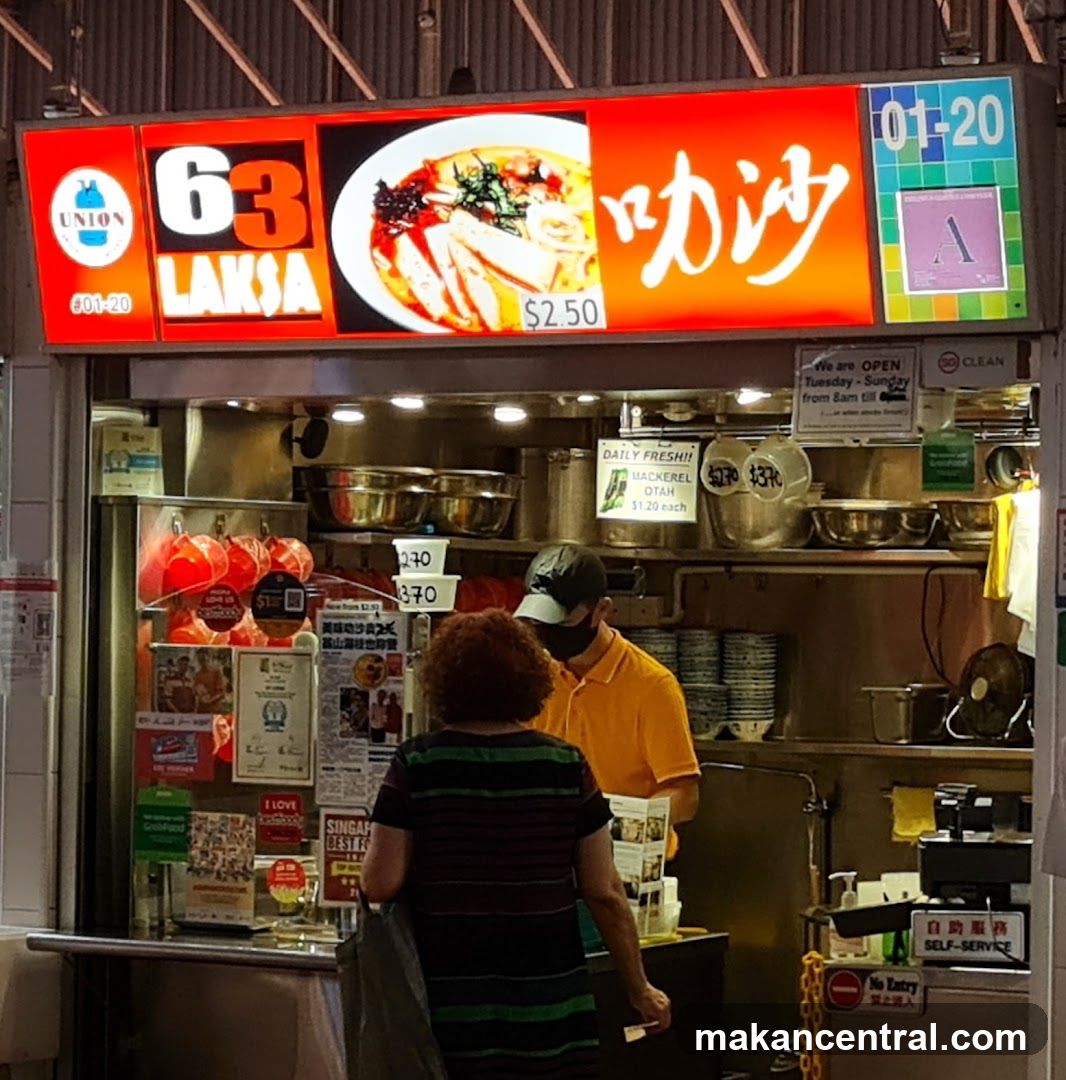 63 Laksa (#01-20 Ghim Moh Mkt)