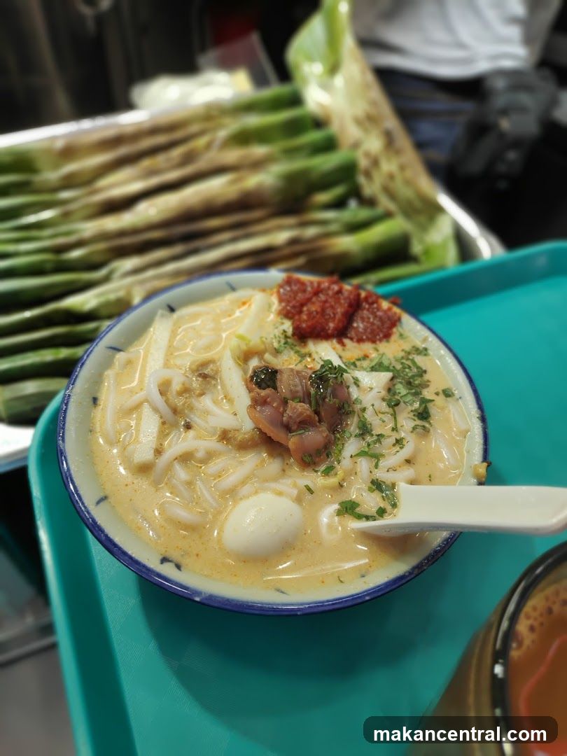 Laksa with Grilled Items