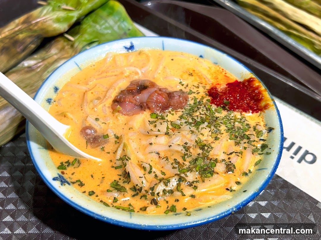 Laksa with Otak-Otak