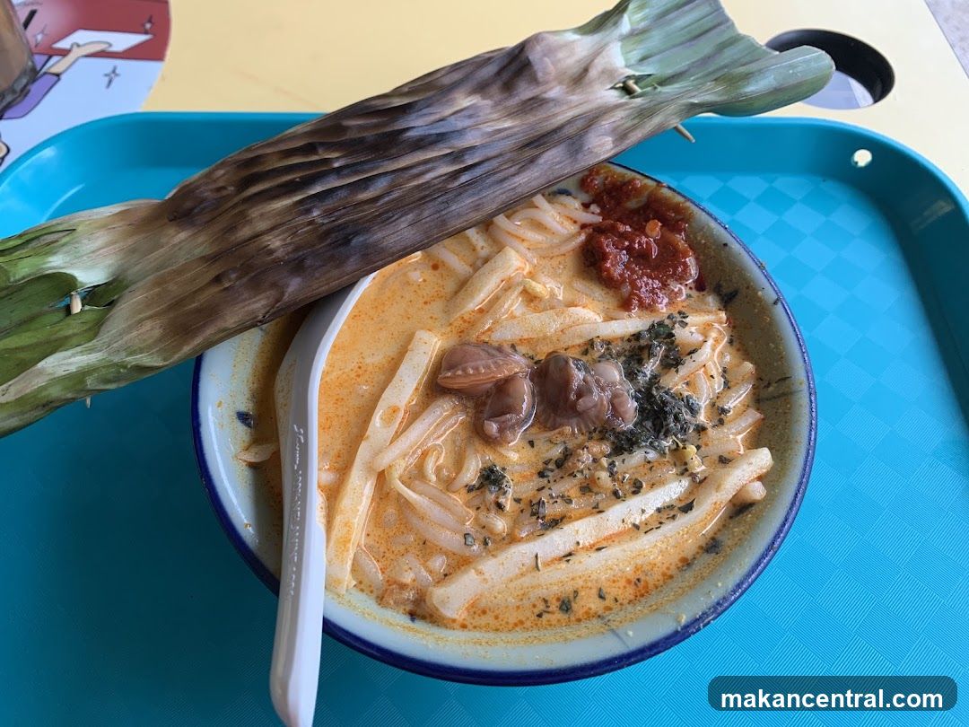 Laksa with Otak-Otak