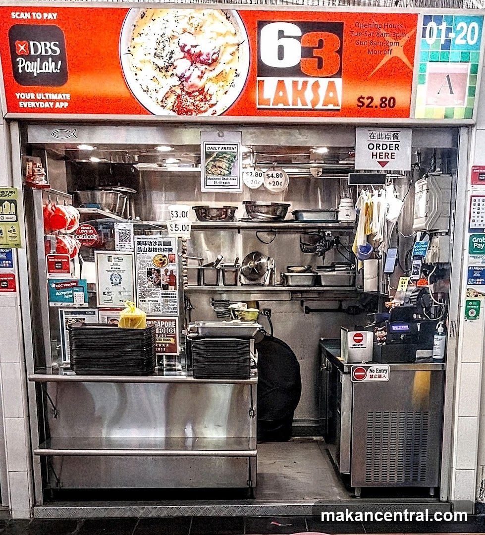63 Laksa (#01-20 Ghim Moh Mkt)