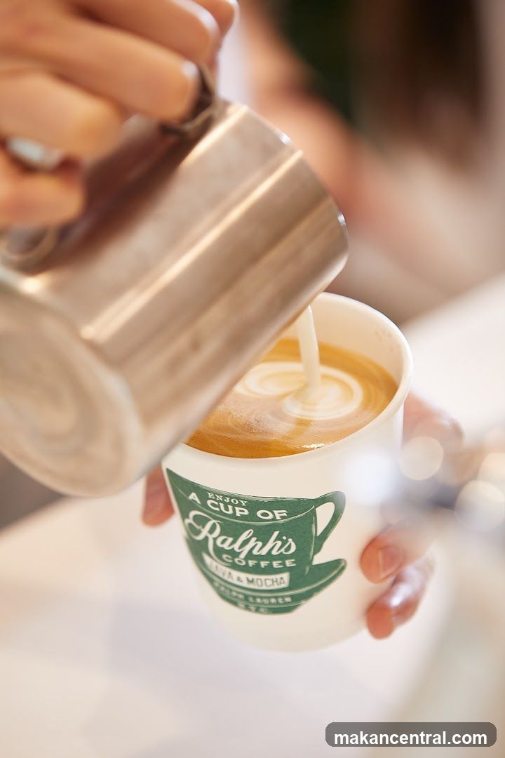 Pouring Milk into Coffee