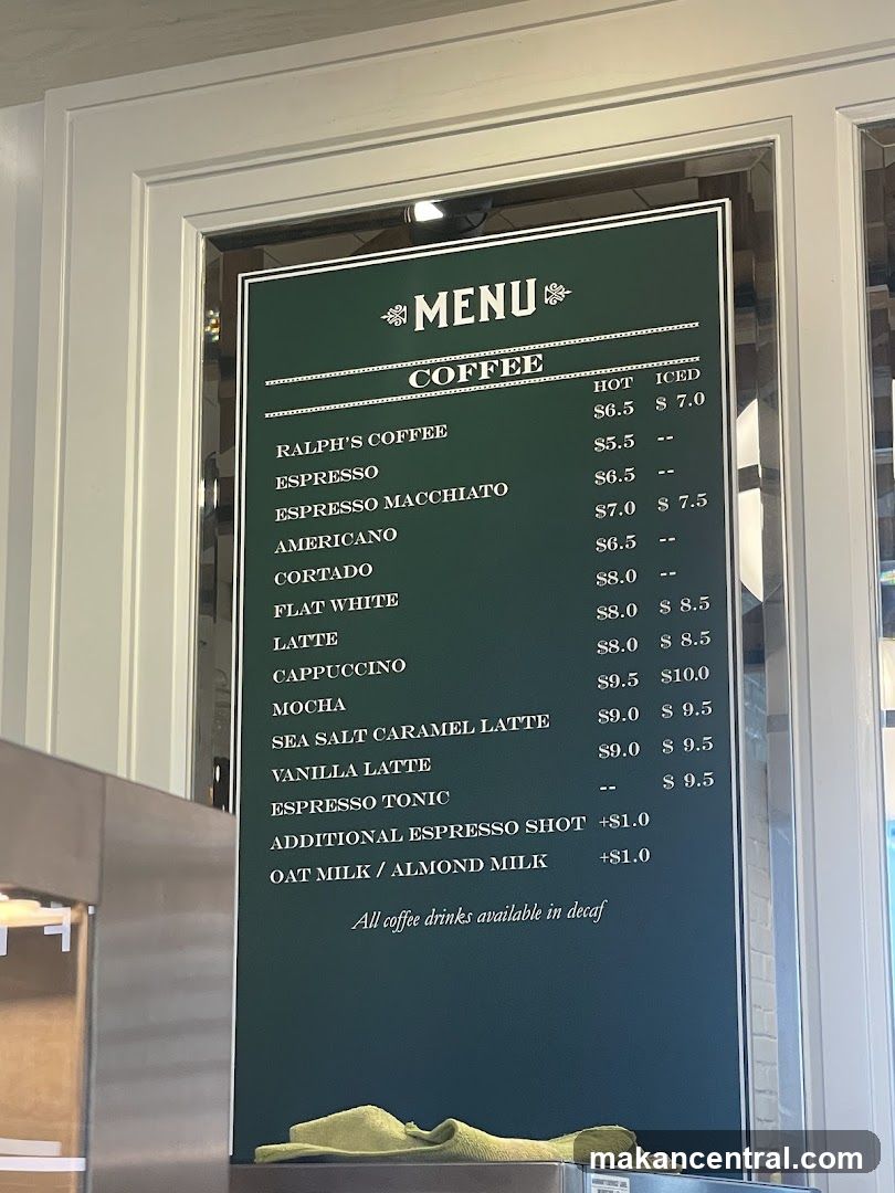 Coffee Menu