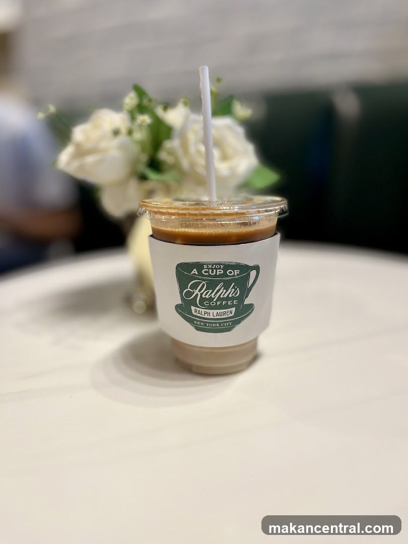 Iced Coffee with Ralph's Coffee Branding