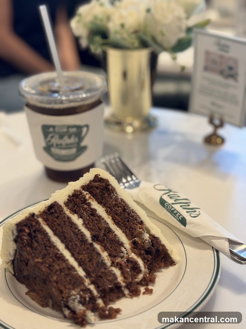Slice of Cake and Coffee