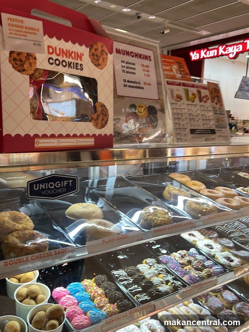 Dunkin' Cookies and Munchkins Display